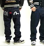 (エビスジーンズ)<strong>EVISU</strong> GENES 恵比寿様抜染ジーンズ（ワンウォッシュ）