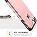 E LV Case for iPhone 8 Plus iPhone 7 Plus Case Shock-Absorption High Impact Resistant Rugged Hybrid Armor Protection Defender Case Cover for Apple iPhone 8 Plus iPhone 7 Plus [Rose Gold/Black]