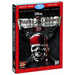 Pirates des Cara�bes 4 : la fontaine de Jouvence - Combo Blu-ray 3D active + Blu-ray + copie digitale [Blu-ray]