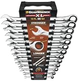 Gear Wrench 85199 13Piece SAE XL Ratcheting Wrench Set
