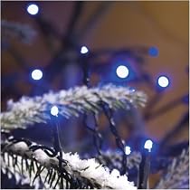 180x MICRO LED BLUE fairy lights, 12.5m, Christmas Festive - 3632-400 Konstsmide
