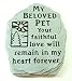 Garden Stone Stepping Stone Pet Memorial Stone BELOVED PET Outdoor decor