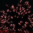 AGPtek&reg; 100 LED Christmas Party LED Lights String Lights for Indoor Outdoor Use (Red, 55 Feet, Solar-Powered)
