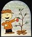 Charlie Brown Peanuts Pathetic Tree Lighted Yard Sign