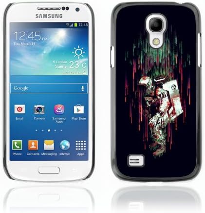 ArtCases ARTCASES CollectionsTM Black Hard Back Case for Samsung Galaxy S4 MINI ( Astronaut In Rain )