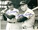 Good Wood Mickey Mantle & Joe DiMaggio Double-Signed 8-by-10-Inch Black and White Photograph with Certificate of Authenticity