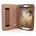 Snugg Galaxy Note 8 Case - Smart Cover with Flip Stand & Lifetime Guarantee ('Distressed' Brown Leather) for Galaxy Note 8