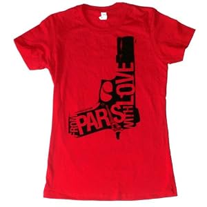 From Paris With Love 2010 Movie Red Junior's T-shirt
