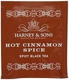 Harney and Sons Tea Bags, Hot Cinnamon Spice, 50 Count