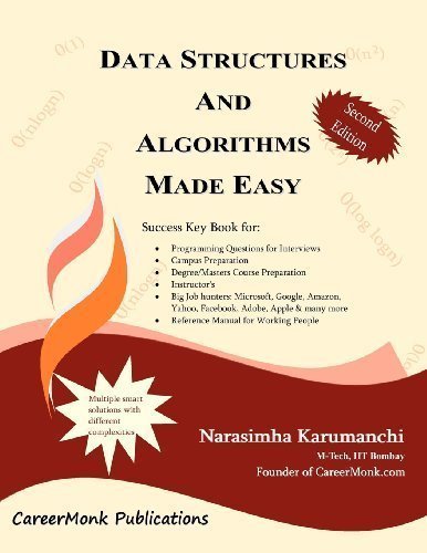Data Structures and Algorithms Made Easy by Narasimha Karumanchi (Dec 19 2011)