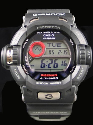 Casio G-Shock Riseman Solar Altimeter-Barometer Watch by Casio