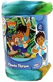 Go Diego Go Fleece Throw Blanket - Soft, Warm and Cuddly, Size Approximately 50 X 60