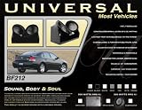 BassForms BF212 Universal 2-Inch - 10-Inch Sealed Fiber Glass Enclosure