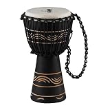 Meinl Nino African rope tuned wood djembe moon small