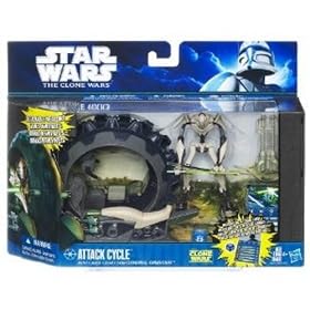 Star Wars - 29957 - Figurine - attack Cycle + General Grievous