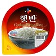 CJ Cooked White Rice, 7.4-Ounce Containers (Pack of 12)