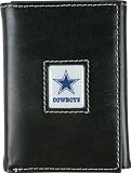 Dallas Cowboys Black Leather Tri-Fold Wallet
