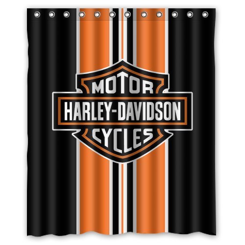 Fashionable Bathroom CollectionCustom harley davidson Shower Curtain