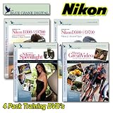 Nikon DVD D300s 4 Pack Vol 1 & 2 Speedlite and Video Guide by Blue Crane Digital