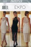 Butterick Expo Formal Dress Sewing Pattern #3312