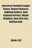 American Football League Teams: Denver Broncos, Oakland Raiders, New England Patriots, Miami Dolphins, New York Jets, Buffalo Bills