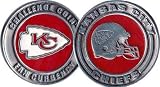 NFL Kansas City Chiefs Challenge Coin Poker Card Cover