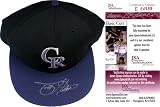 Todd Helton Autographed/Hand Signed Colorado Rockies Baseball Cap (James Spence)