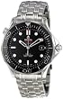Omega Mens 21230412001003 Seamaster Black Dial Watch by Omega