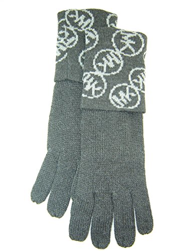Michael Kors Women's MK Knit Gloves Grey