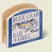 Blue Crab Bar and Grill Wood Napkin Holder by Highland Graphics