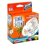 BSI Sink Scents Scented Sink Strainer/Stopper, Hawaiian Surf, 10 Count Box