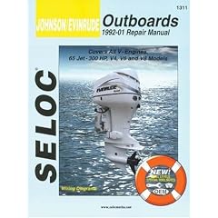 Johnson/Evinrude Outboards 1992-01 Repair Manual: All V-Engines, 65-300 Hp