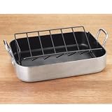 CHEFS Essentials Nonstick Roaster Pan w/Rack: 18" Roaster