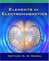 Elements of Electromagnetics (The Oxford Series in Electrical and Computer Engineering)