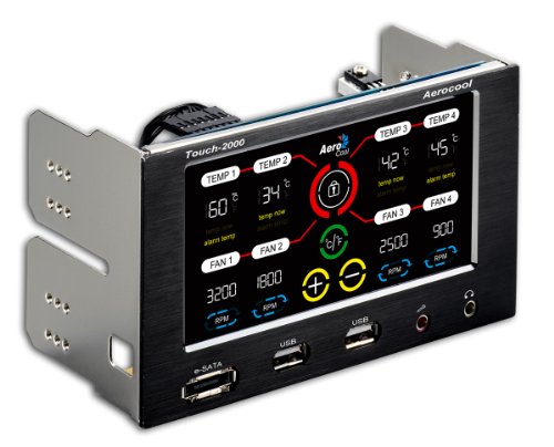 AEROCOOL Touch2000 4 x Temperature / 4 x Fan monitoring Retail On Sale