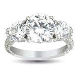 4.85 Ct GIA Certified Diamond 'Loop Style' Engagement Ring