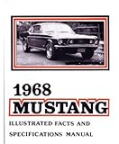 1968 FORD MUSTANG Facts Features Sales Brochure Book