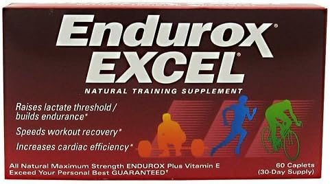 Endurox Excel Natural Training Supplement, 60 Caplets by Pacific Health Laboratory