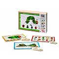 University Games 31280 - Die kleine Raupe Nimmersatt: Raupe Nimmersatt: Holzpuzzle