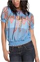 Rampage Juniors' Off The Shoulder Peasant Top