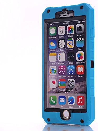 Iphone 6 Case, Emoxz Iphone 6 Case Heavy Duty Rugged - Dual Layer Shock Absorbing Armor Defender Protective Case Cover for Apple Iphone 6 4.7 Inch (Blue)
