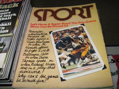 Sport Magazine (Super Bowl ,Conrad Dobler , Ken Anderson , Steve Mix, January 1976)