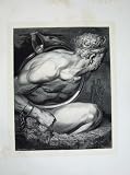 1870 DORE GALLERY FINE ART MAN CHAINS ANTIQUE PRINT