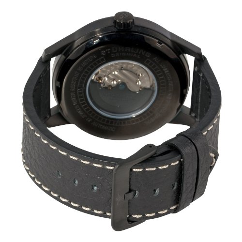 Stuhrling Original Men's 129XL.335566 Aviator Tuskegee Warhawk Automatic Date Black Watch