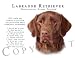 labrador27  - Labrador Retriever Chocolate Human Trainer Mouse Pad Dog