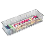 Mesh Drawer Organizers Silver 3 x 12