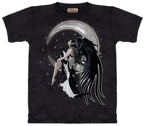 Click here to buy Glitter Print Onyx Angel The Mountain Tee Shirt by The Mountain Shirt Co..