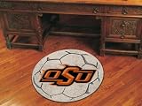 Oklahoma State Cowboys Soccer Ball Floor Rug Mat