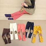 (韓国スタイル子供服 ) 秋冬子供長ズボン裏起毛膝に花柄レギンス キッズ長ズボン レギンス スキニー 子供スパンツ100cm 110cm 120cm 130cm 140cm red,130cm