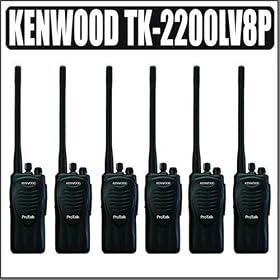 Click here to buy Kenwood Pro Talk TK-2200LV8P VHF 8 Channel 2 Watt 2-way Radio 6-Pack Bundle by Kenwood.